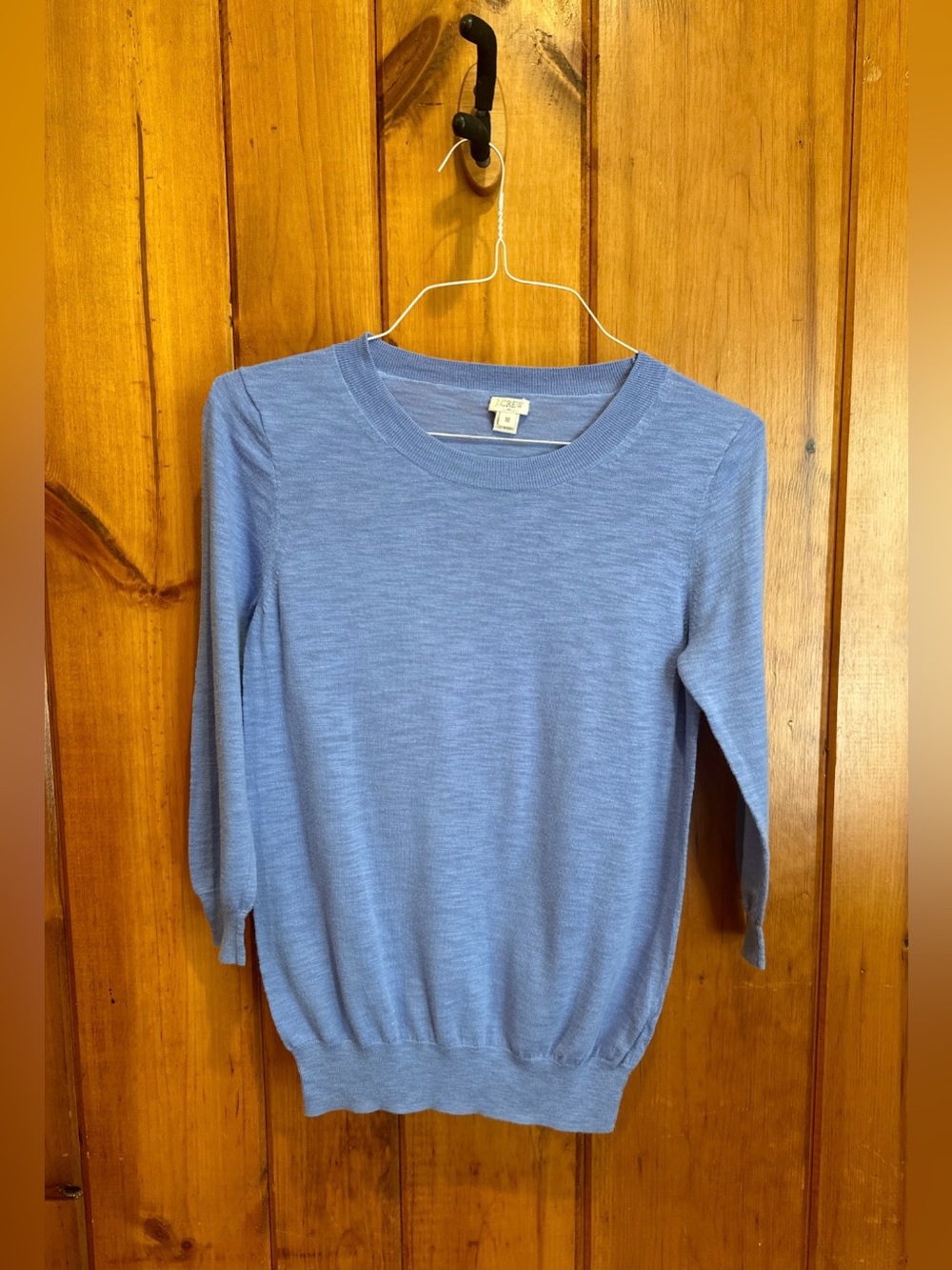 J. Crew Women’s Blue 3/4 Sleeved Sweater Size M